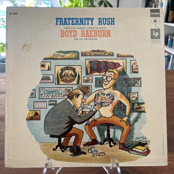Boyd Raeburn Fraternity Rush Vinyl LP 1957 Columbia 6 Eye CL 957 - Picture 2 of 9